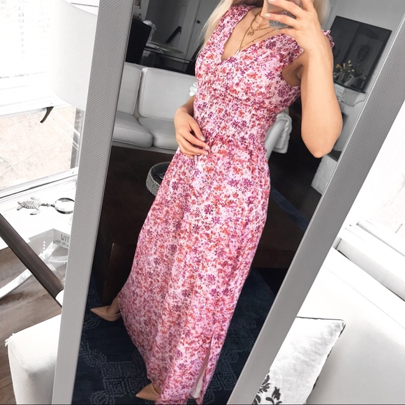 🌸 BANANA REPUBLIC OINK FLORAL MAXI! - Picture 6 of 12
